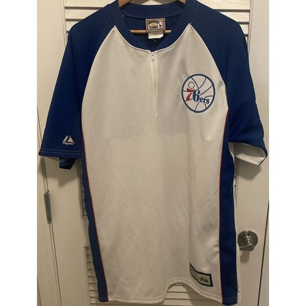 VTG Majestic Hardwood Classics Philadelphia 76ERS Jersey Size L Men’s